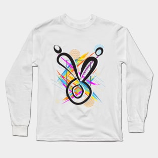 Two Connected Long Sleeve T-Shirt